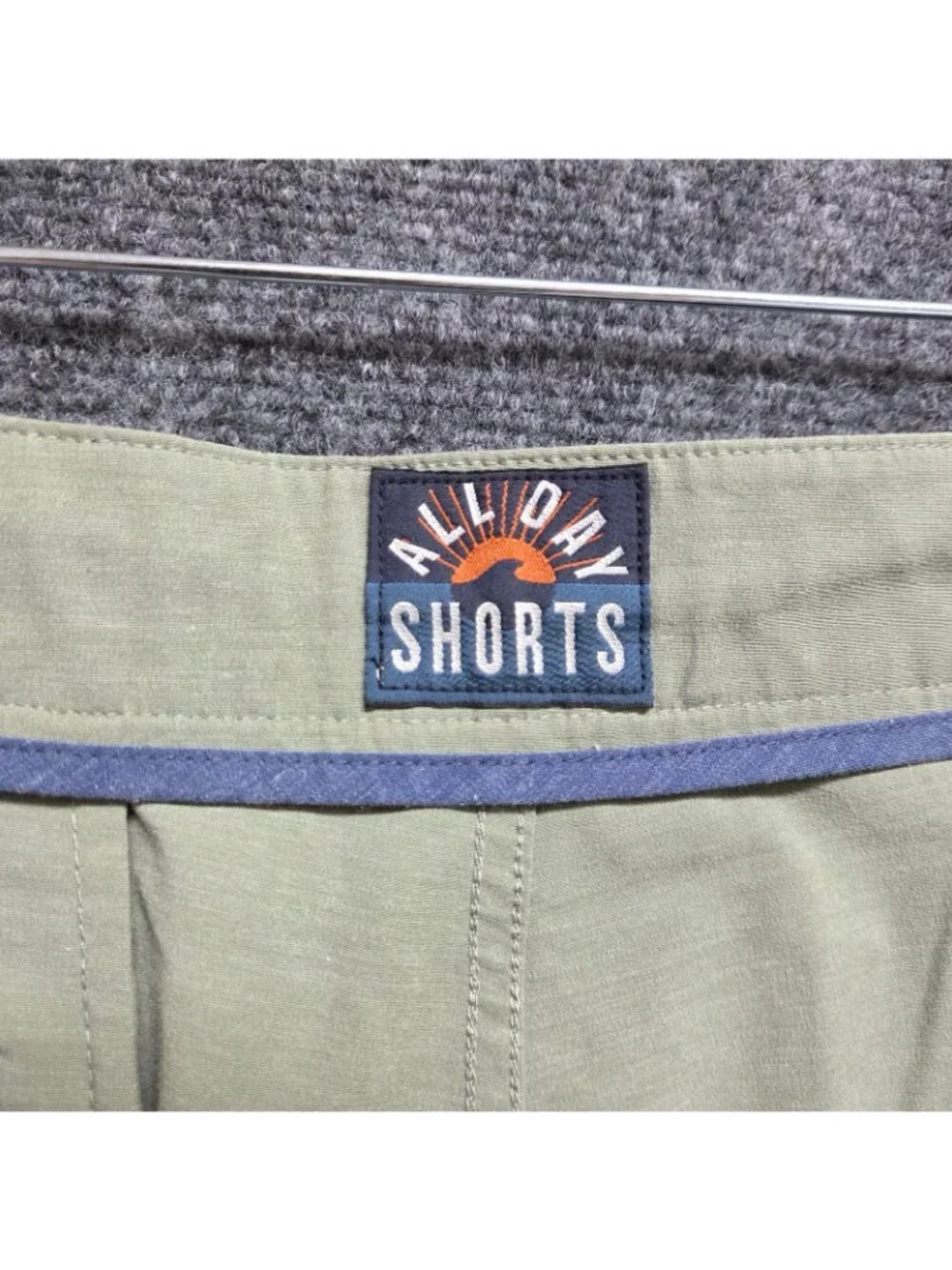 Faherty Shorts Mens 33 Green All Day Hybrid Drawstring 9